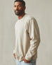 Men's Vintage Wash Relaxed French Terry Crew - Sand